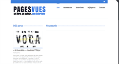 Desktop Screenshot of pagesvues.net