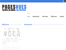 Tablet Screenshot of pagesvues.net